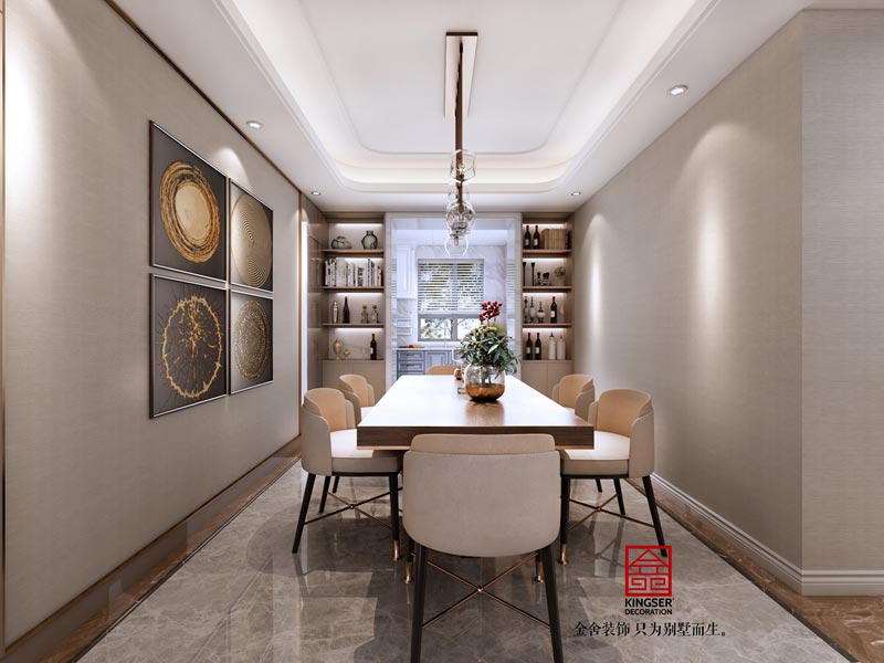 榮盛華府底躍裝修350平米輕奢風格效果圖