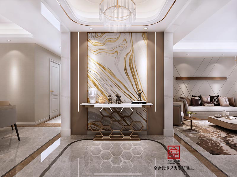 榮盛華府底躍裝修350平米輕奢風格效果圖