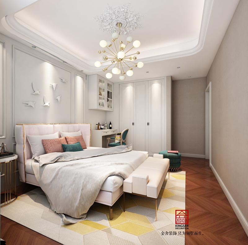 榮盛華府底躍裝修350平米輕奢風格效果圖