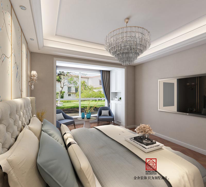 榮盛華府底躍裝修350平米輕奢風格效果圖