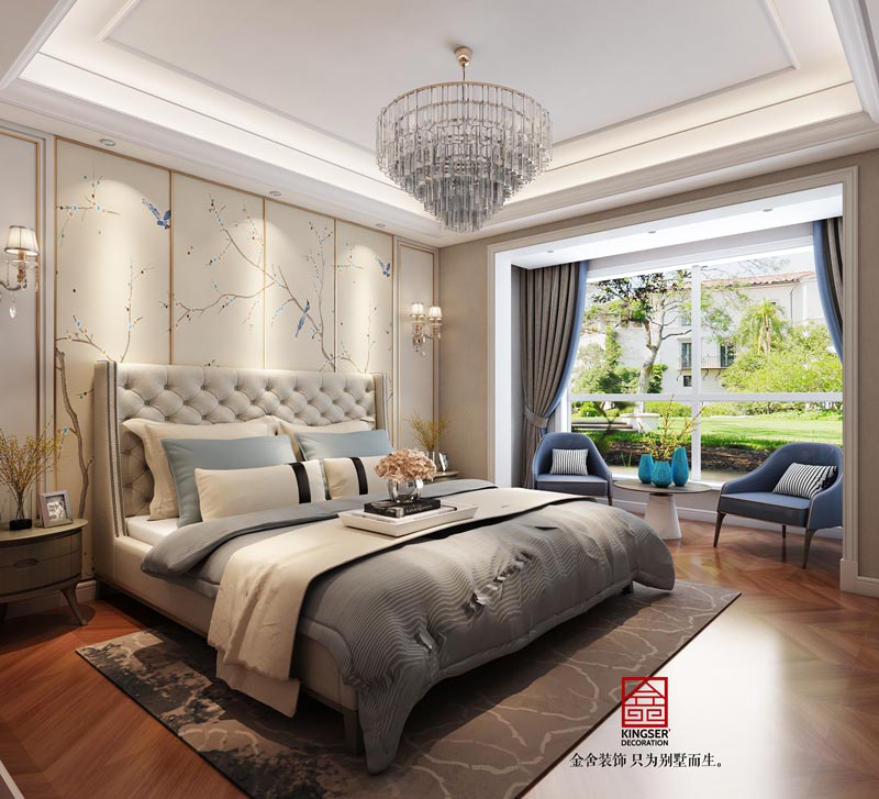 榮盛華府底躍裝修350平米輕奢風格效果圖