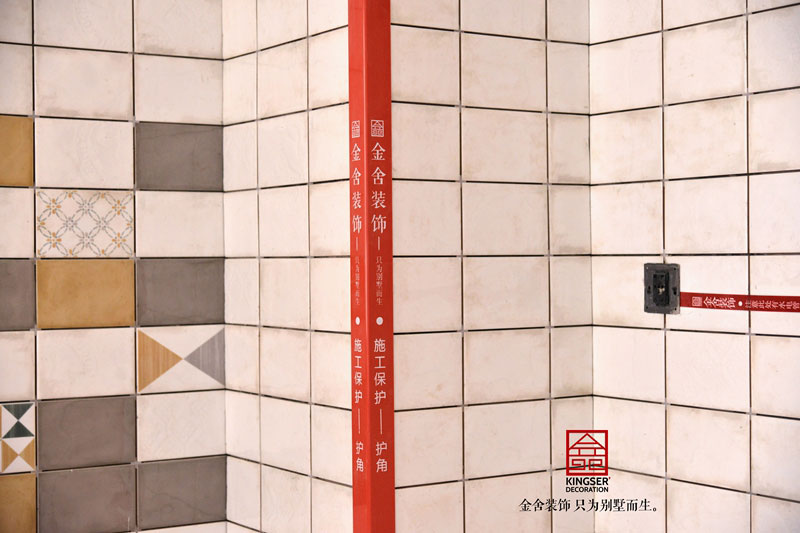 榮盛華府裝修施工現(xiàn)場油工階段