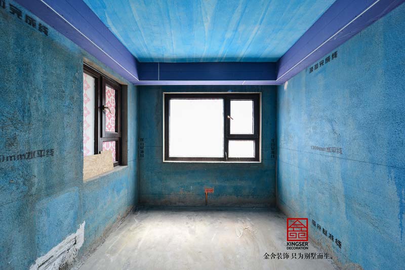 榮盛華府裝修工地瓦工階段