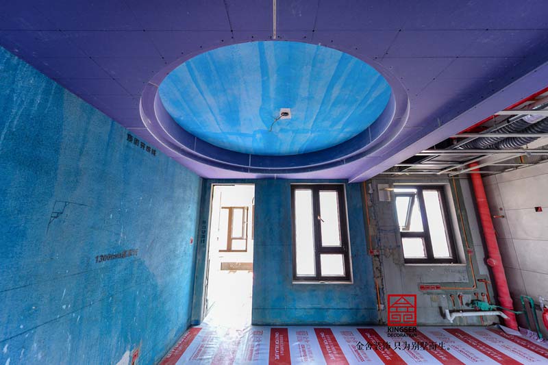 榮盛華府裝修工地瓦工階段