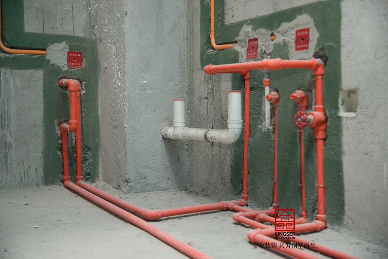 中冶德賢公館140平米裝修施工木工階段