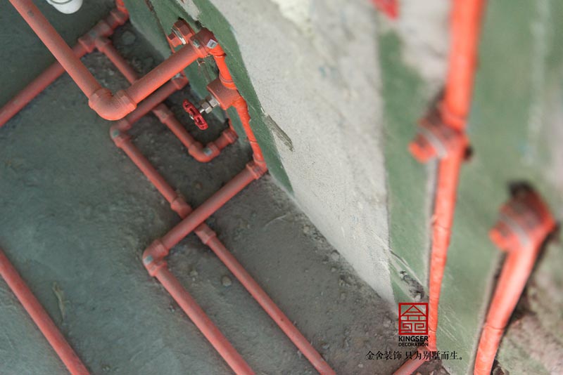 中冶德賢公館140平米裝修施工木工階段