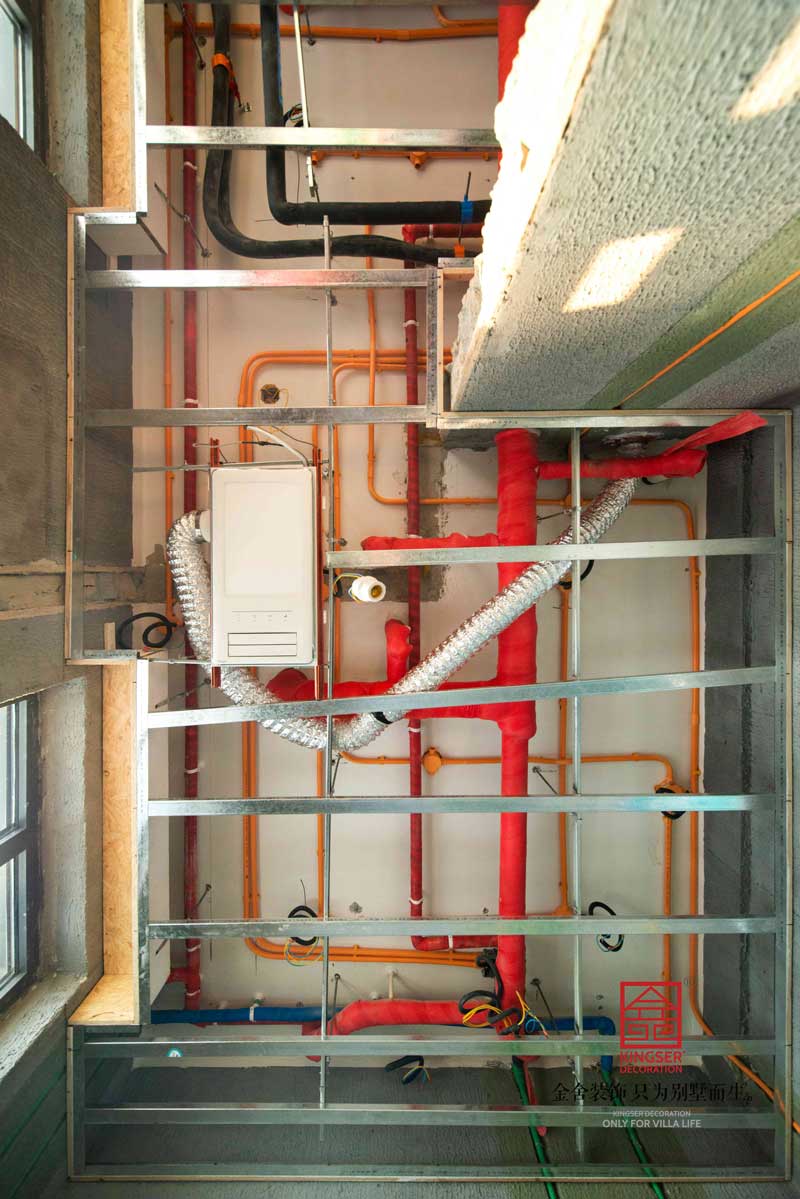 融創(chuàng)中心裝修工地木工階段