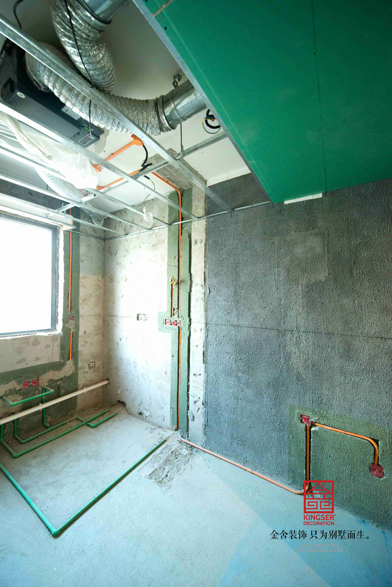 融創(chuàng)中心裝修工地木工階段