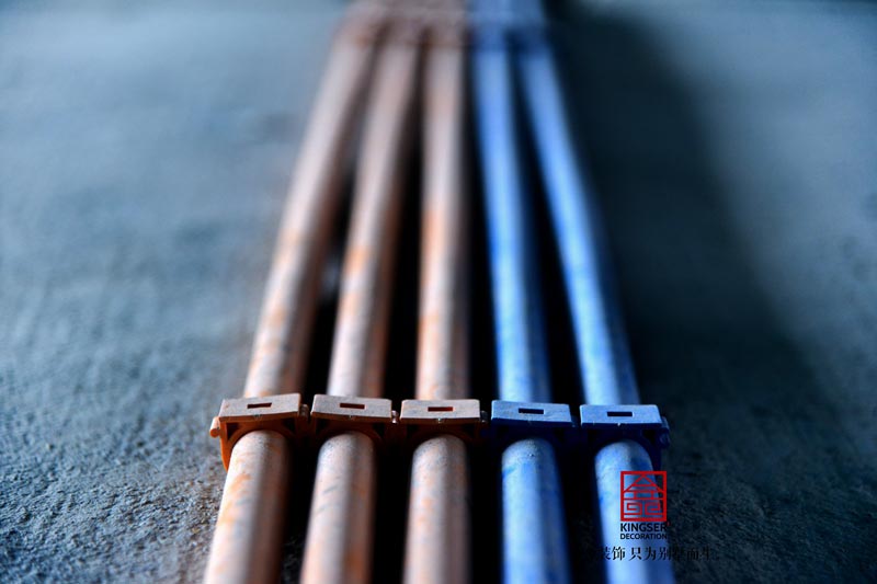 榮盛華府205平米裝修施工工地