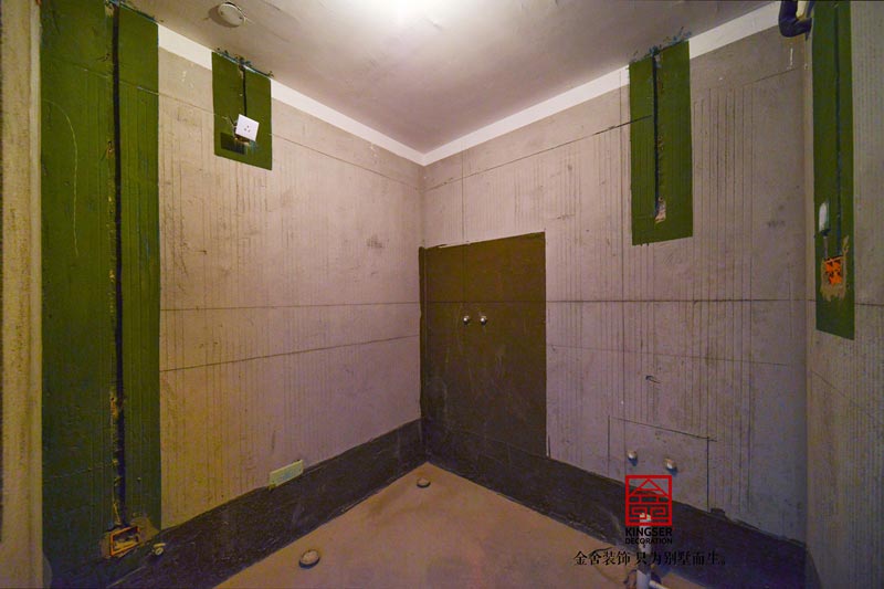 榮盛華府205平米裝修施工工地