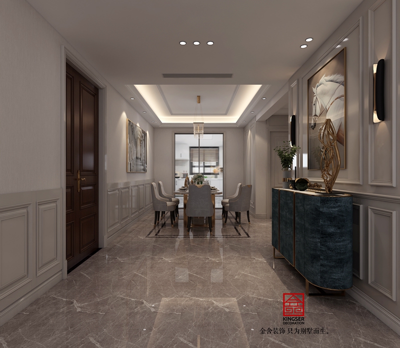 榮盛御府184平米歐式風(fēng)格研發(fā)效果圖