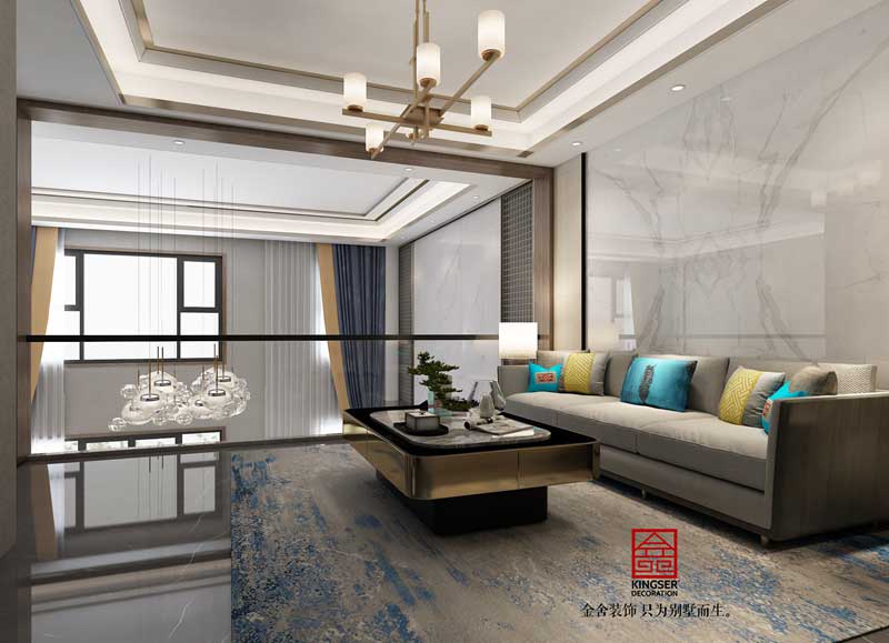 榮盛御府裝修373平米現代風格研發效果圖