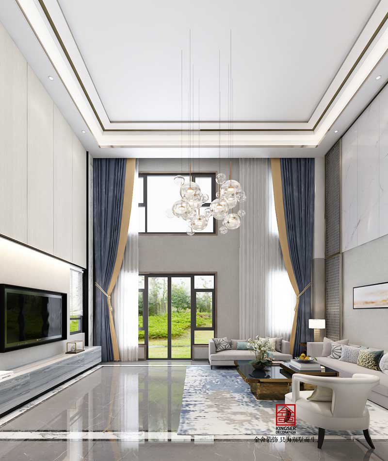 榮盛御府裝修373平米研發效果圖