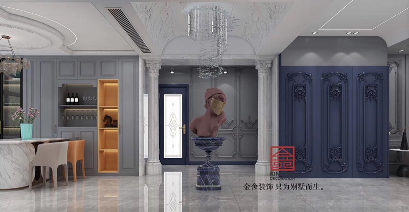 榮盛華府輕奢風格效果圖