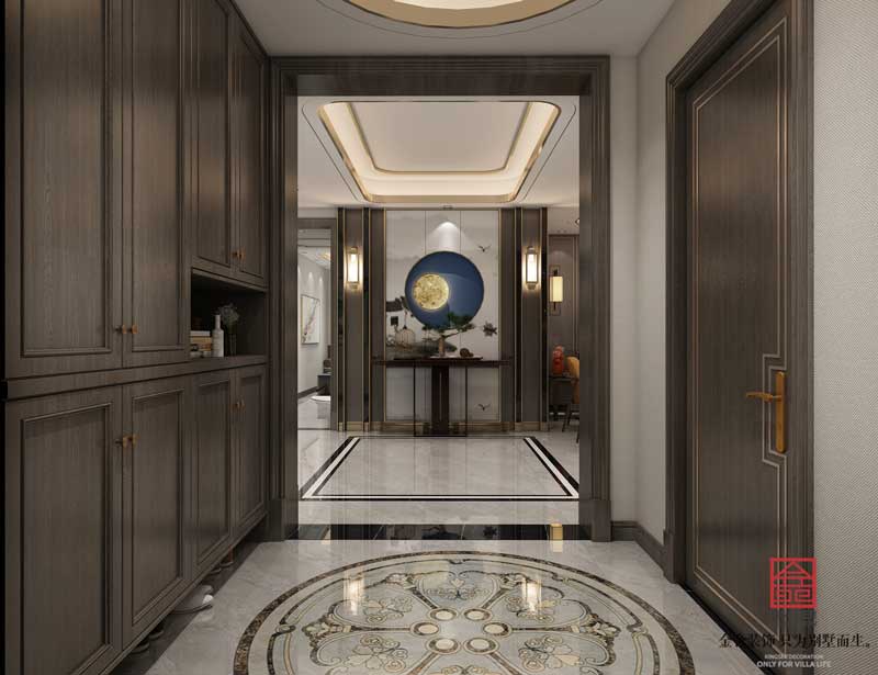 榮盛華府215平米躍層裝修效果圖