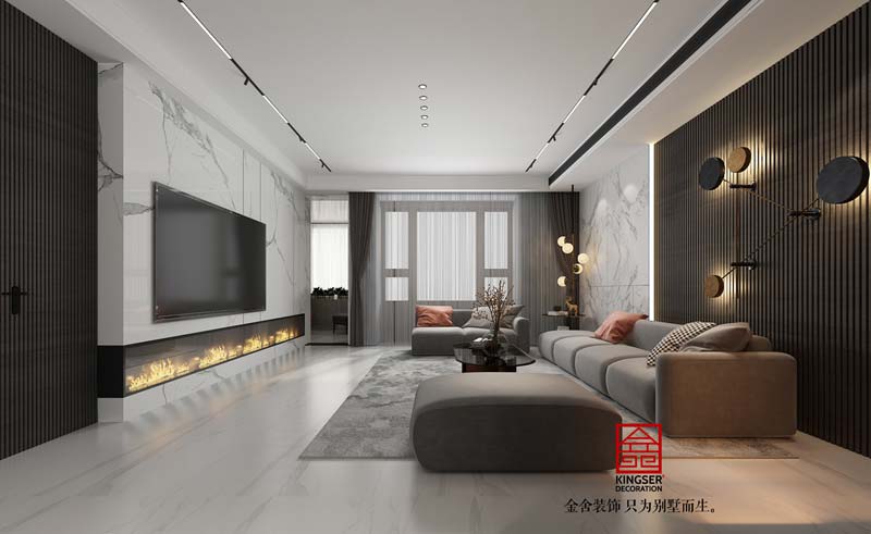 榮盛華府178平米現(xiàn)代風格裝修設計