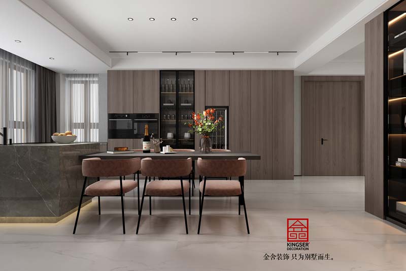 榮盛華府178平米現(xiàn)代風格裝修設計