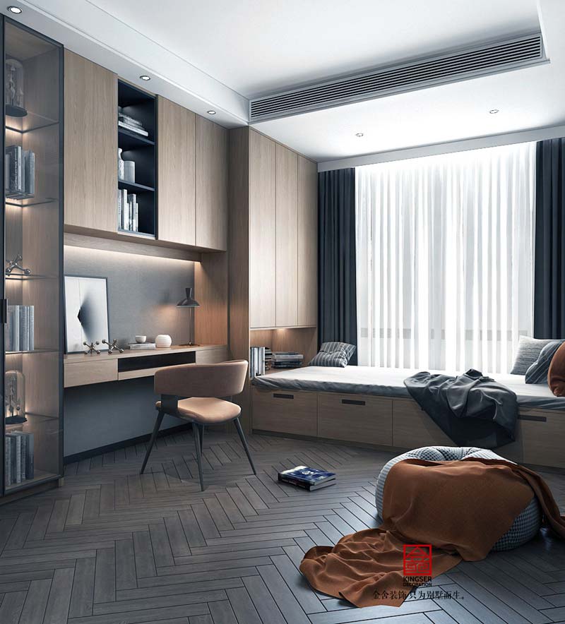 榮盛華府178平米現(xiàn)代風格裝修設計