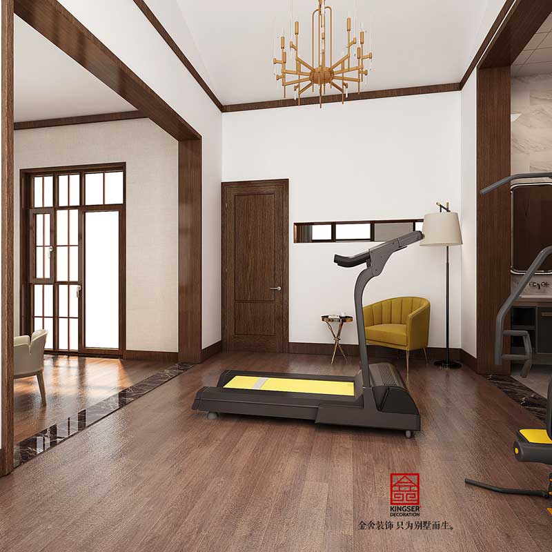 大者三期別墅裝修290平輕奢風格設計方案