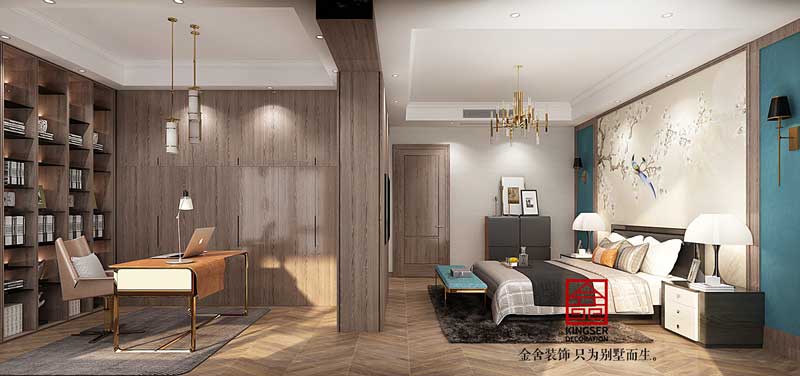 大者三期別墅裝修290平輕奢風格設計方案