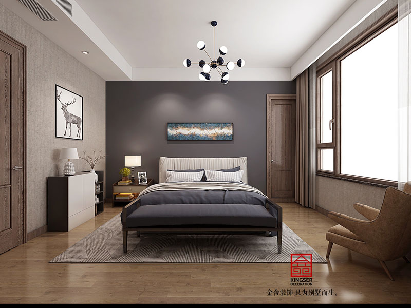 大者三期別墅裝修290平輕奢風格設計方案