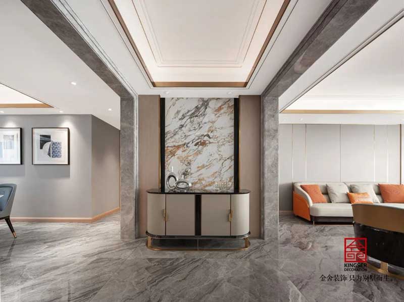 東南智匯城裝修設計191㎡輕奢風格實景圖