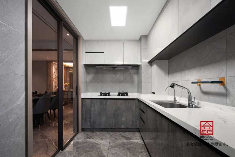 東南智匯城裝修設計191㎡輕奢風格實景圖