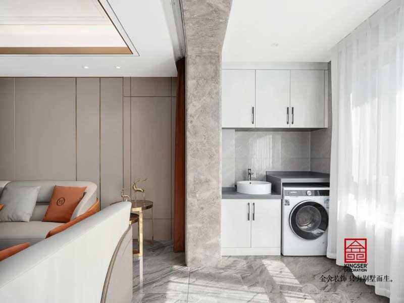 東南智匯城裝修設計191㎡輕奢風格實景圖