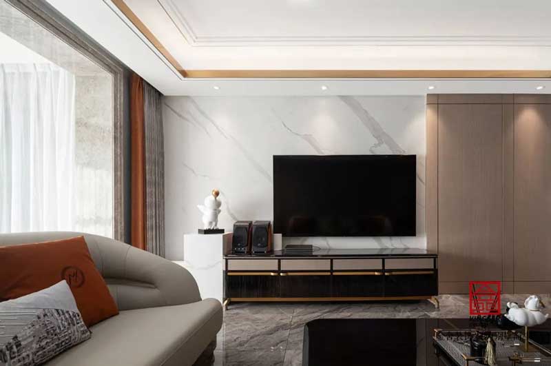 東南智匯城裝修設計191㎡輕奢風格實景圖