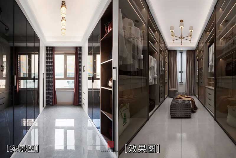 東南智匯城裝修設計效果圖實景圖對比