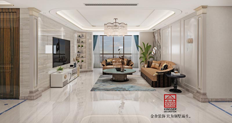 維多利亞三期裝修206平米現代風格設計效果圖