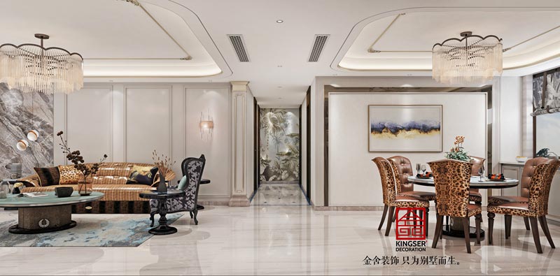 維多利亞三期裝修206平米現代風格設計效果圖