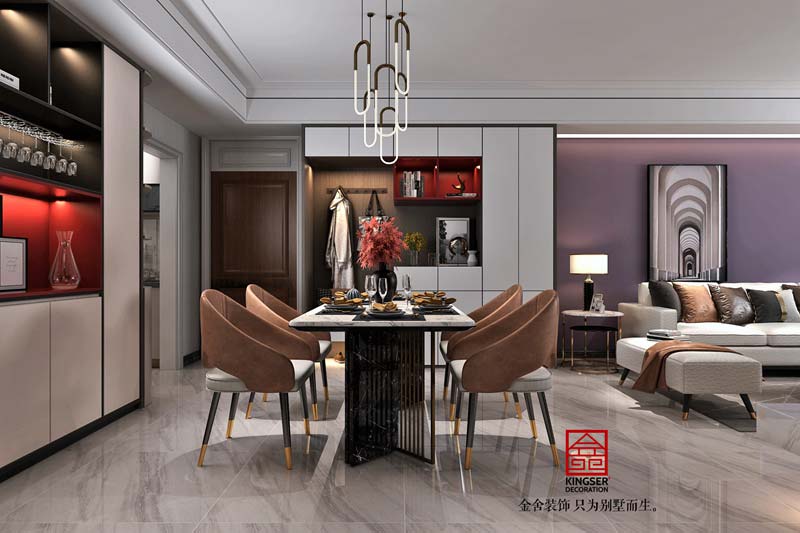 恒大御景半島裝修153平現代風格效果圖