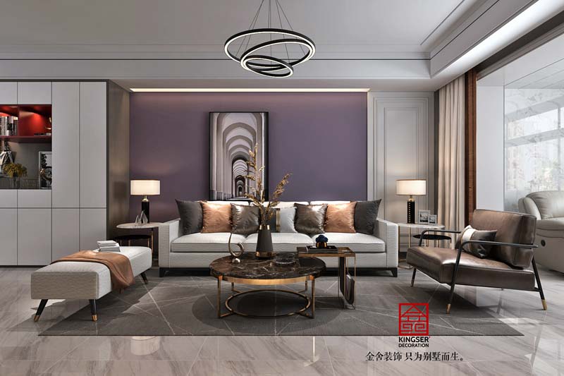 恒大御景半島裝修153平現代風格效果圖