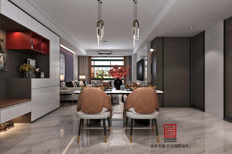 恒大御景半島裝修153平現代風格效果圖