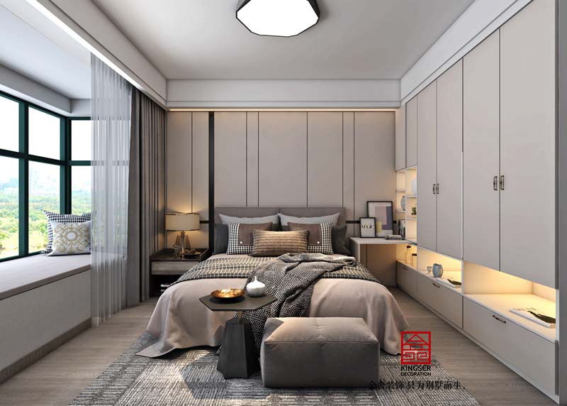 恒大御景半島裝修153平現代風格效果圖