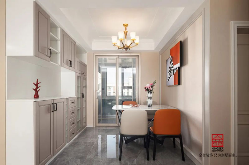 維多利亞三期120㎡美式風格裝修實景圖