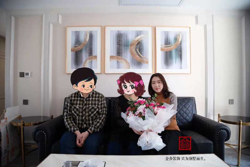 維多利亞三期120㎡美式風格裝修實景圖