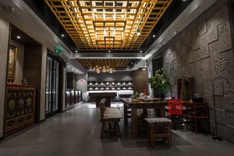 古玩店港式風格裝修設(shè)計實景圖