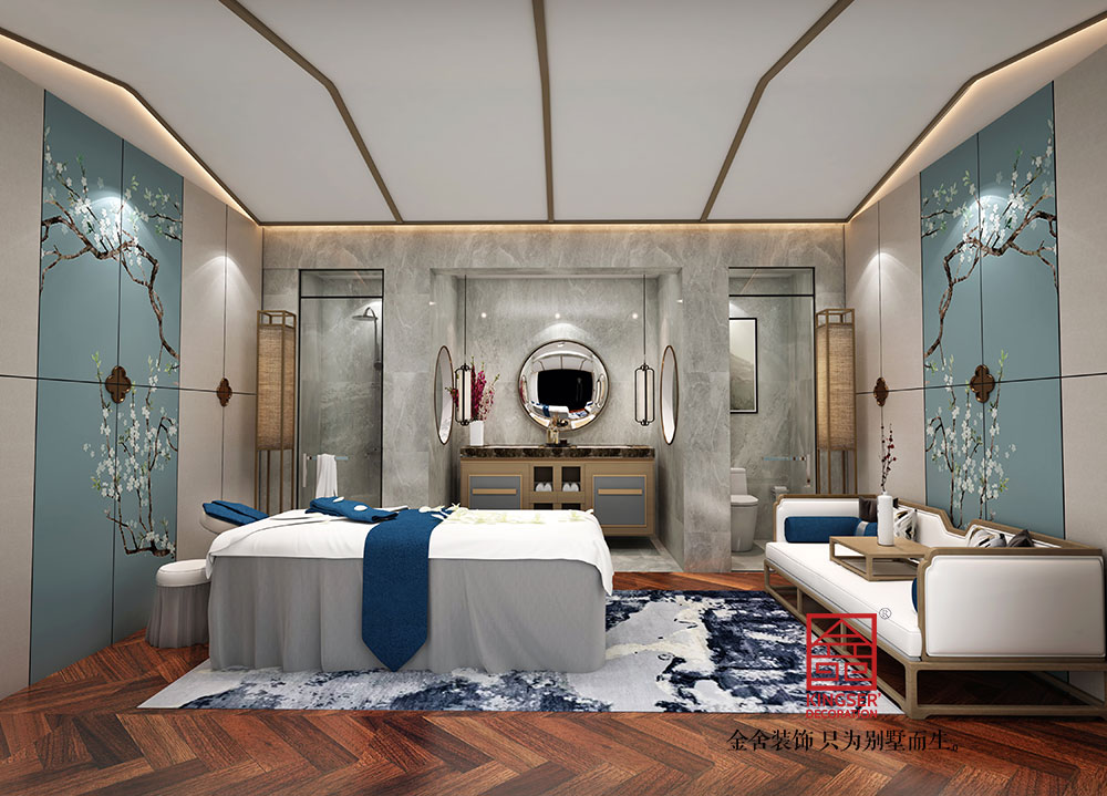 石家莊工裝設(shè)計(jì)俏之翼美容院裝修效果圖