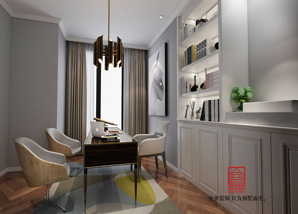 石家莊工裝設(shè)計(jì)俏之翼美容院裝修效果圖