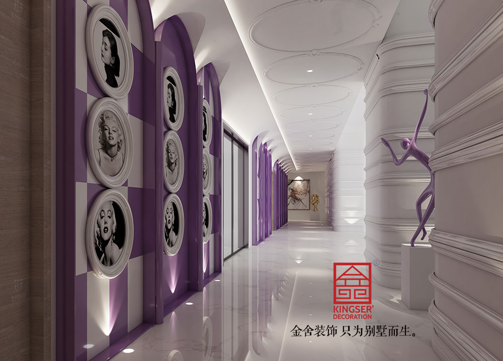 石家莊工裝設(shè)計(jì)俏之翼美容院裝修效果圖