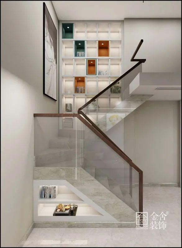 榮盛華府260㎡底躍裝修極簡風格效果圖