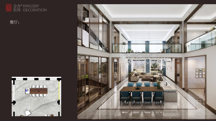 深澤自建別墅裝修設計-中式風格-效果圖