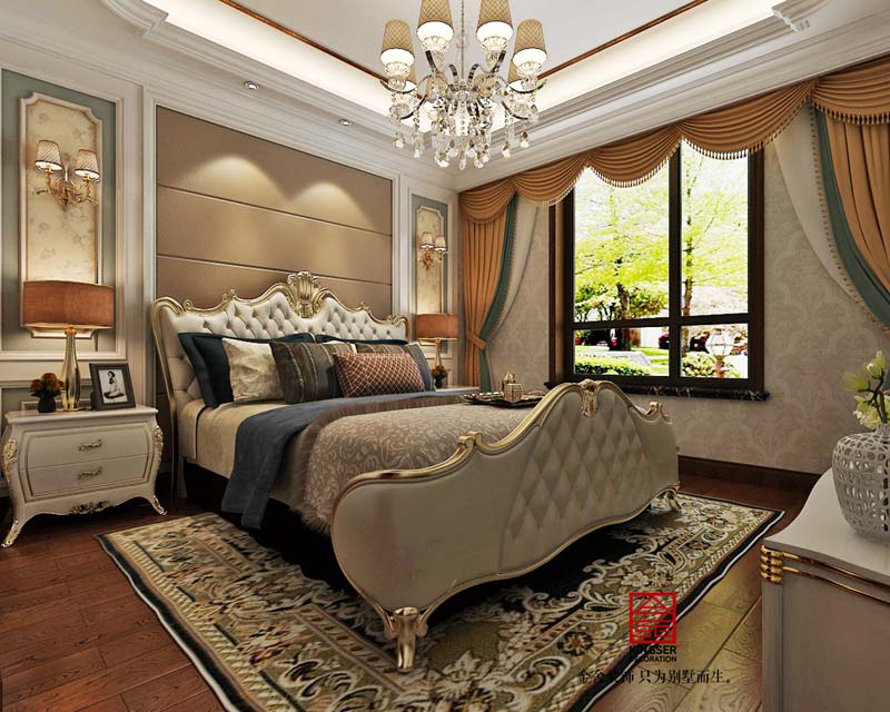 保定裝修香邑瀾山270平米歐式風格效果圖