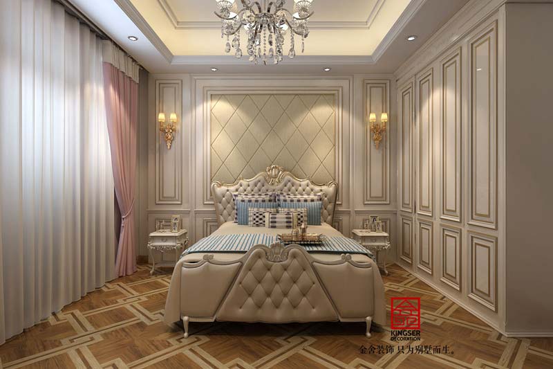 御龍灣裝修設計200平米歐式風格效果圖