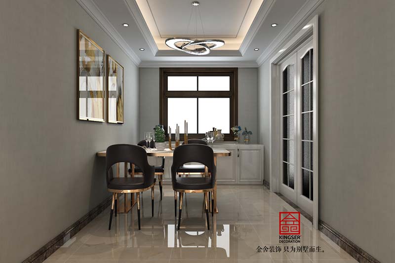 國賓壹號(hào)139平裝修美式風(fēng)格效果圖