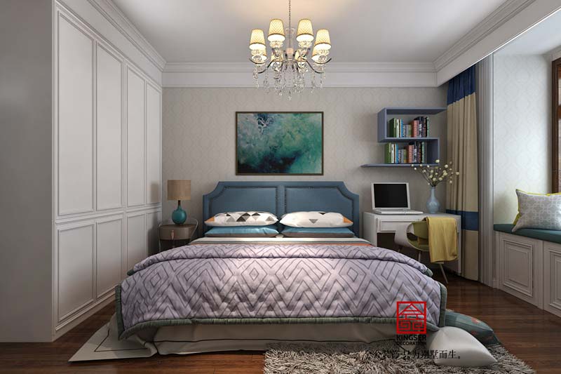 國賓壹號(hào)139平裝修美式風(fēng)格效果圖