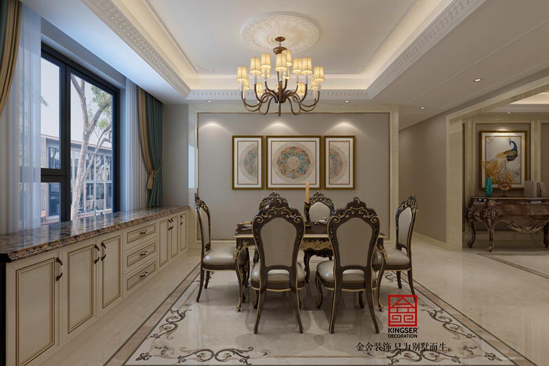 東南智匯城190m2歐式風格裝修效果圖