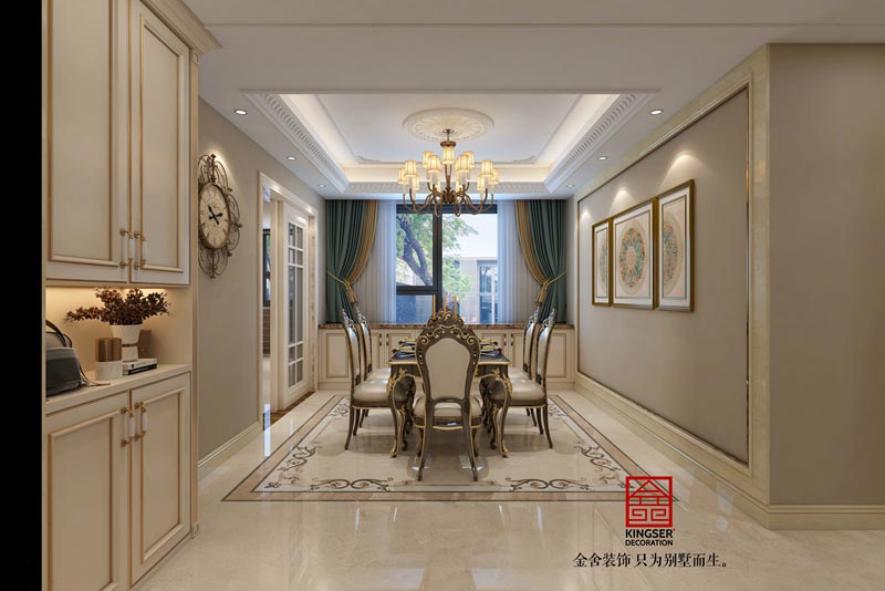 東南智匯城190m2歐式風格裝修效果圖